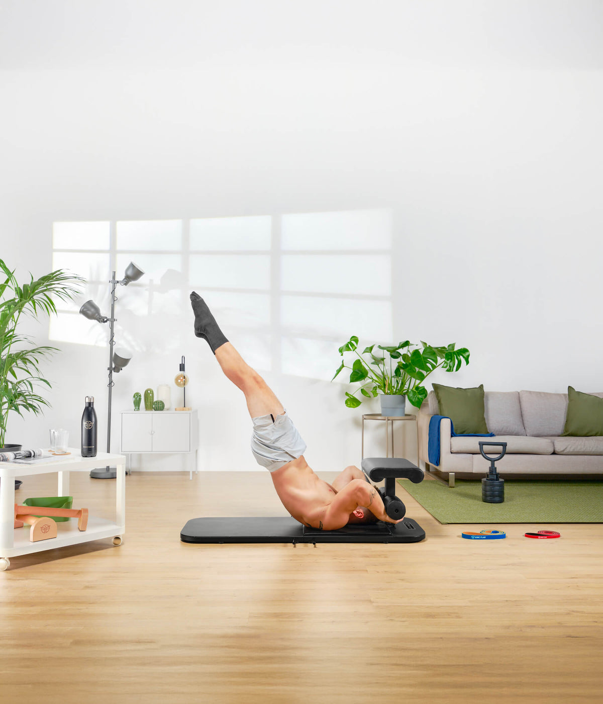 Dragon Flag Weight Bench