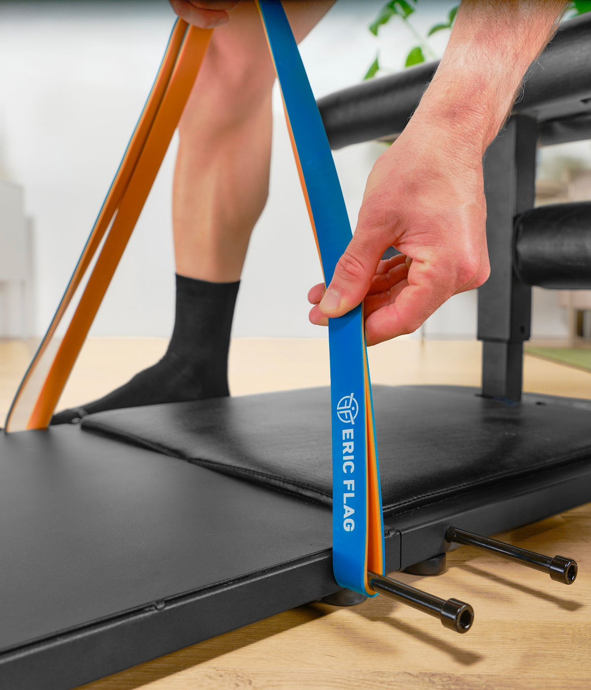 élastiques banc de musculation