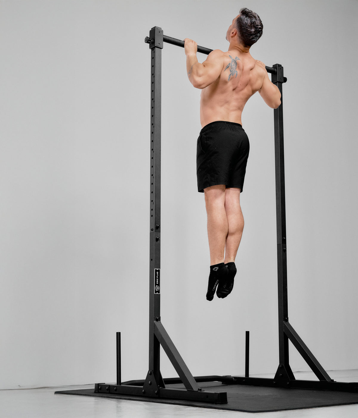 Barra di trazione su piedistallo eric flag 210 cm