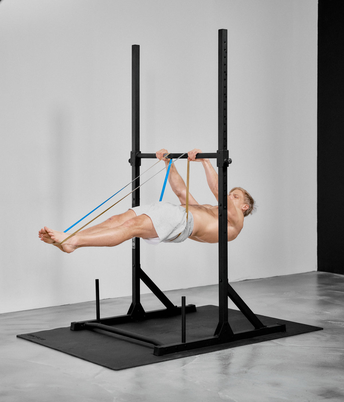 front lever sur barre de traction eric flag