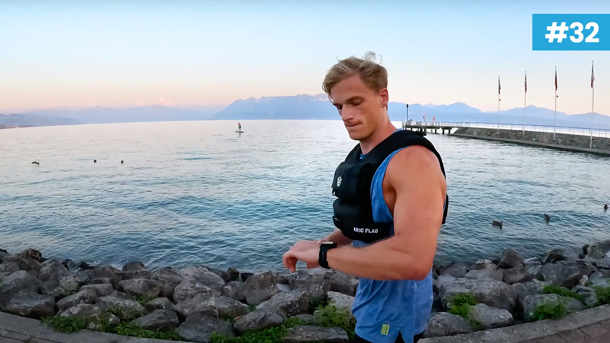 running with a weighted vest