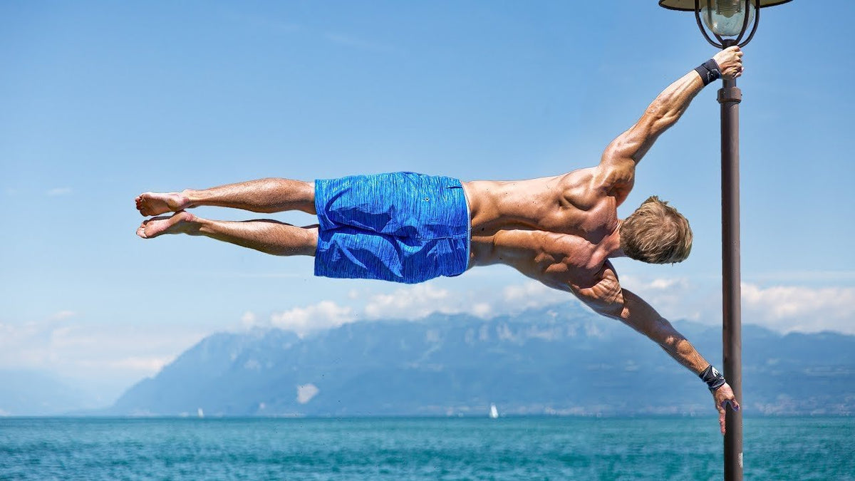 how to do the human flag