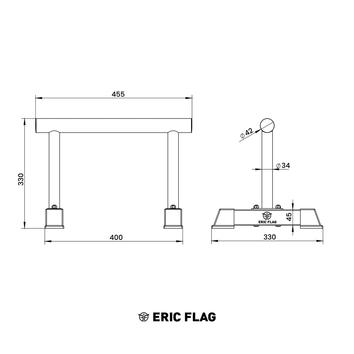 dimensioni parallele quadrate